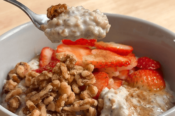 Recipe 10: Strawberry and Kefir Steel-Cut Oats