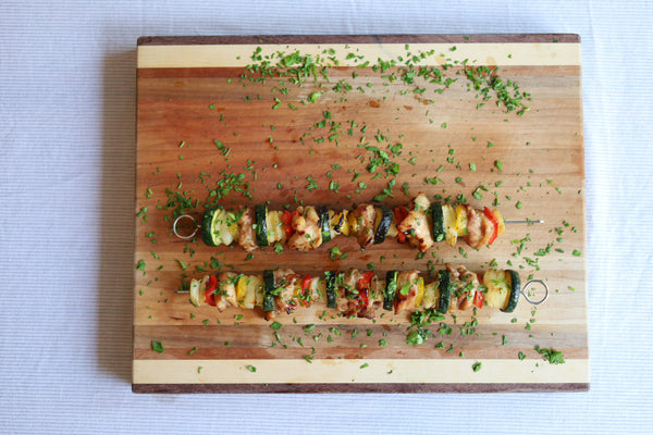 Recipe 4: Grilled Chicken & Veggie Kabobs
