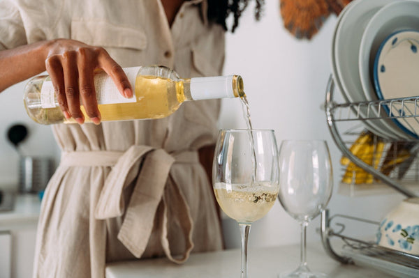 Woman pouring wine 