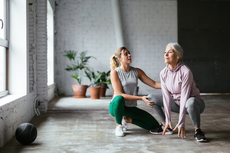 Menopause Woman Doing Yoga