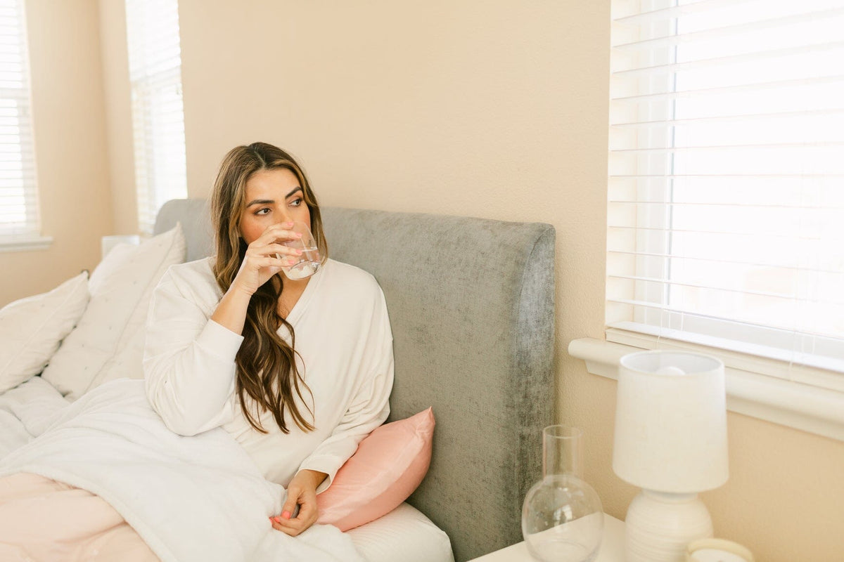 Menopause Woman Drinking Water