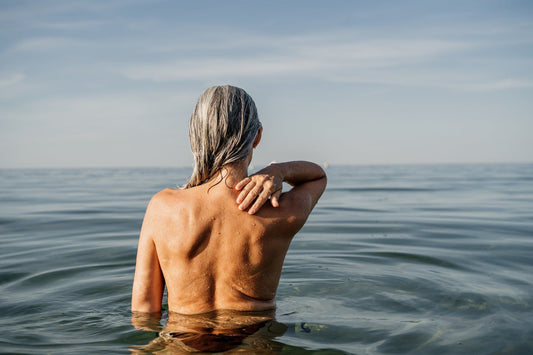 Menopausal Woman in Water