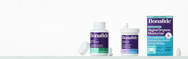 Thermella, Noctera, and Revaree Plus supplements for menopause relief