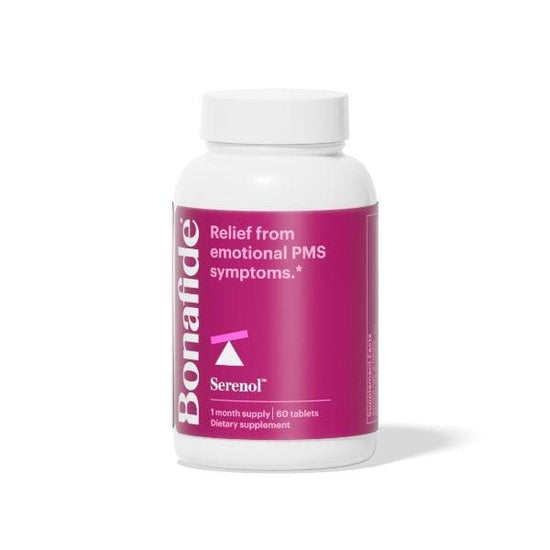 Serenol | PMS Supplement | Naturally Powerful & Hormone-Free | Bonafide