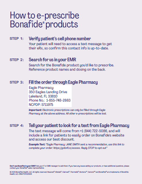 EMR Provider Sheet (pack of 25)