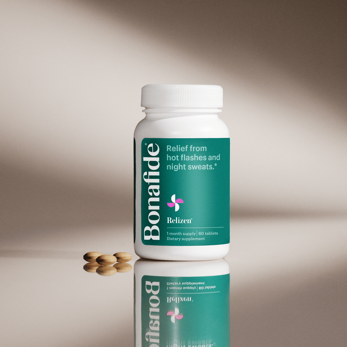 Relizen Tablets Relizen | Hot Flashes Supplement | Hormone-Free | Bonafide