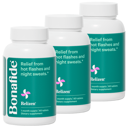Relizen Tablets Relizen | Hot Flashes Supplement | Hormone-Free | Bonafide