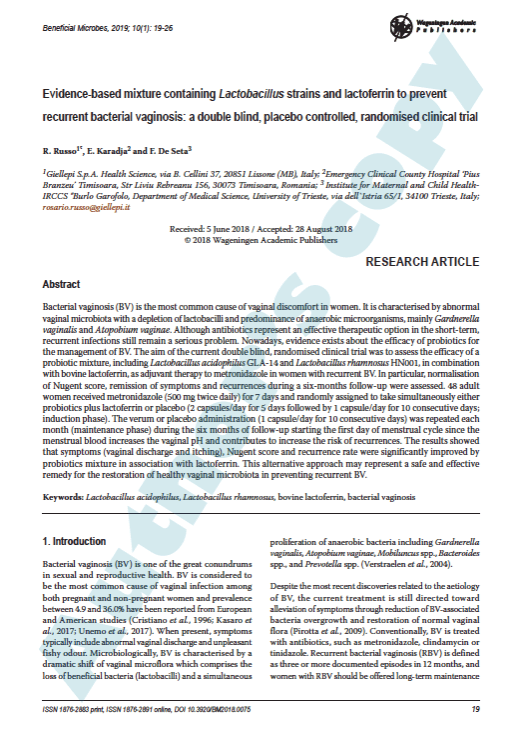 Russo 2019, BV Study (pack of 25)