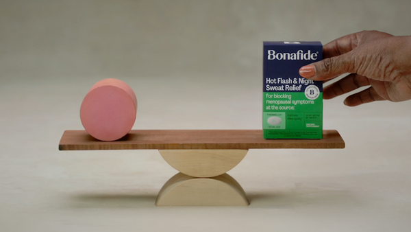 Thermella for Hot Flashes balanced on blocks